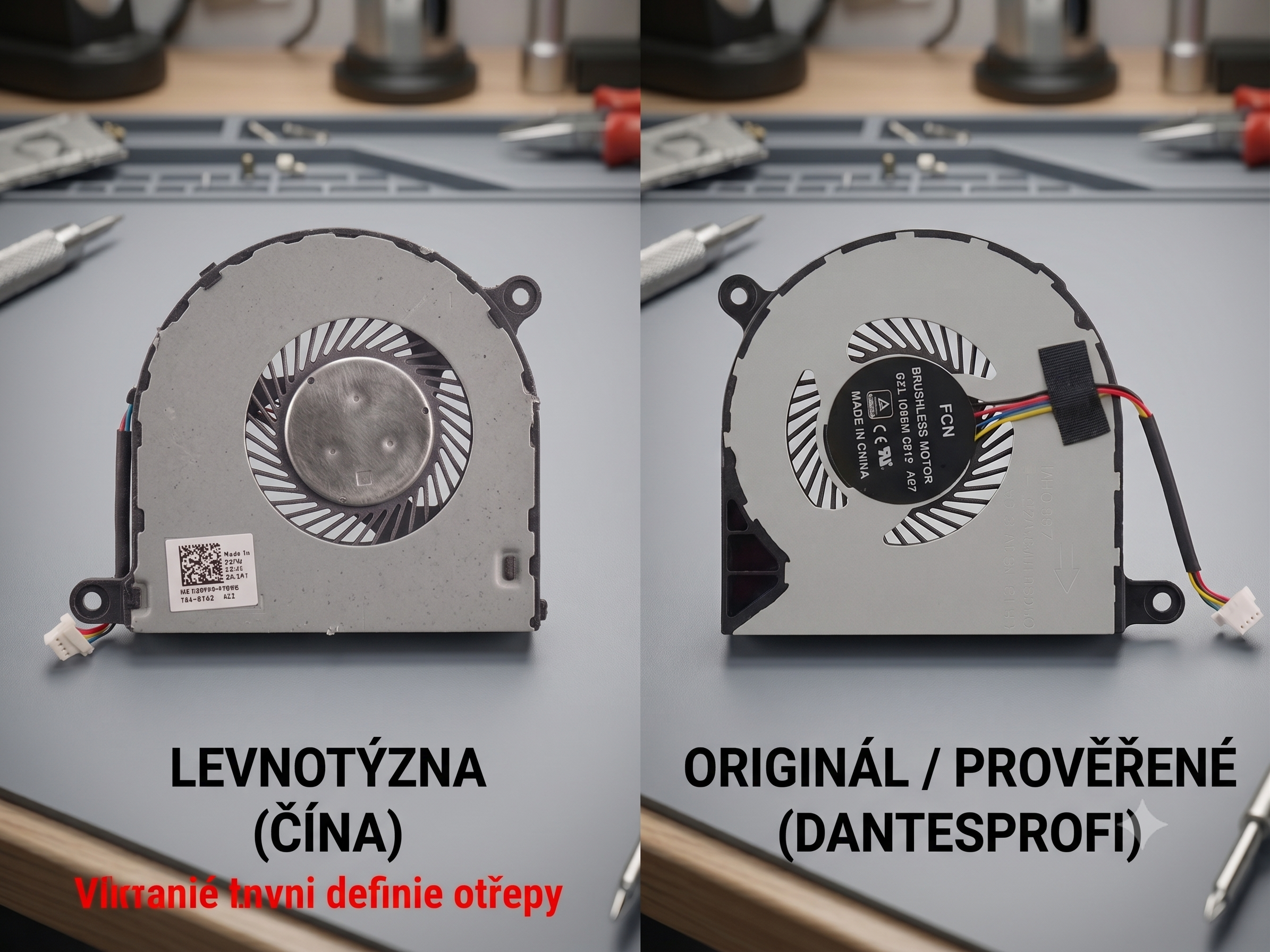 Proč (ne)kupovat nejlevnější náhradní díly z Číny? Rozdíl mezi originálem a kopií