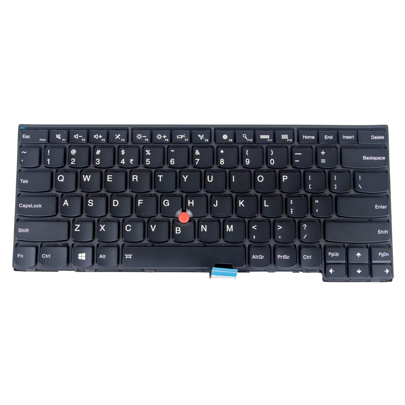 Klávesnice s podsvícením Lenovo Thinkpad T431 T431S T440 T440S T440P Edge E431 E440 s rámečkem černá - 04X0137 - 04X01-US-IND