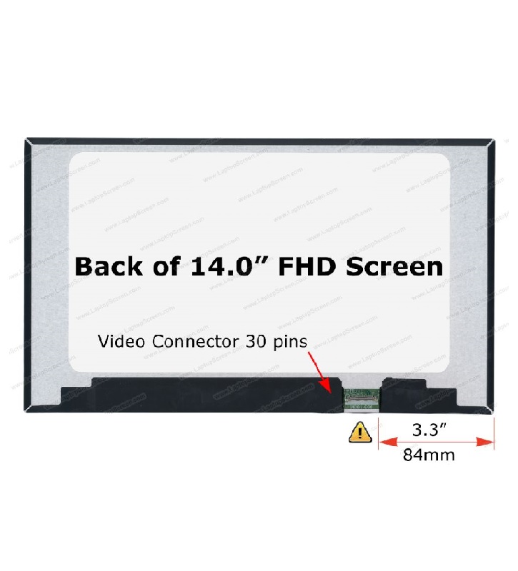 LCD HP 14" LCD FHD 1920x1080 30pins IPS Matte - N140HCG-GE1