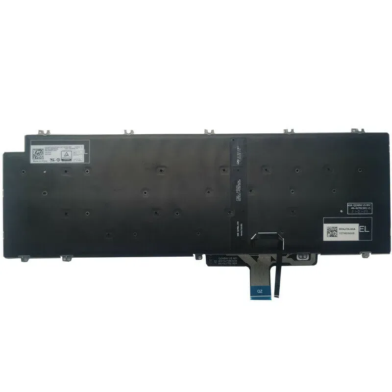 CZ klávesnice s podsvícením DELL Latitude 5520 5521 5530 5531 5540 Precision 3560 3561 3570 3571 3580 3581 7670 7680 7770 7780 Backlit Keyboard Single Point - T3WM0 T7TD7