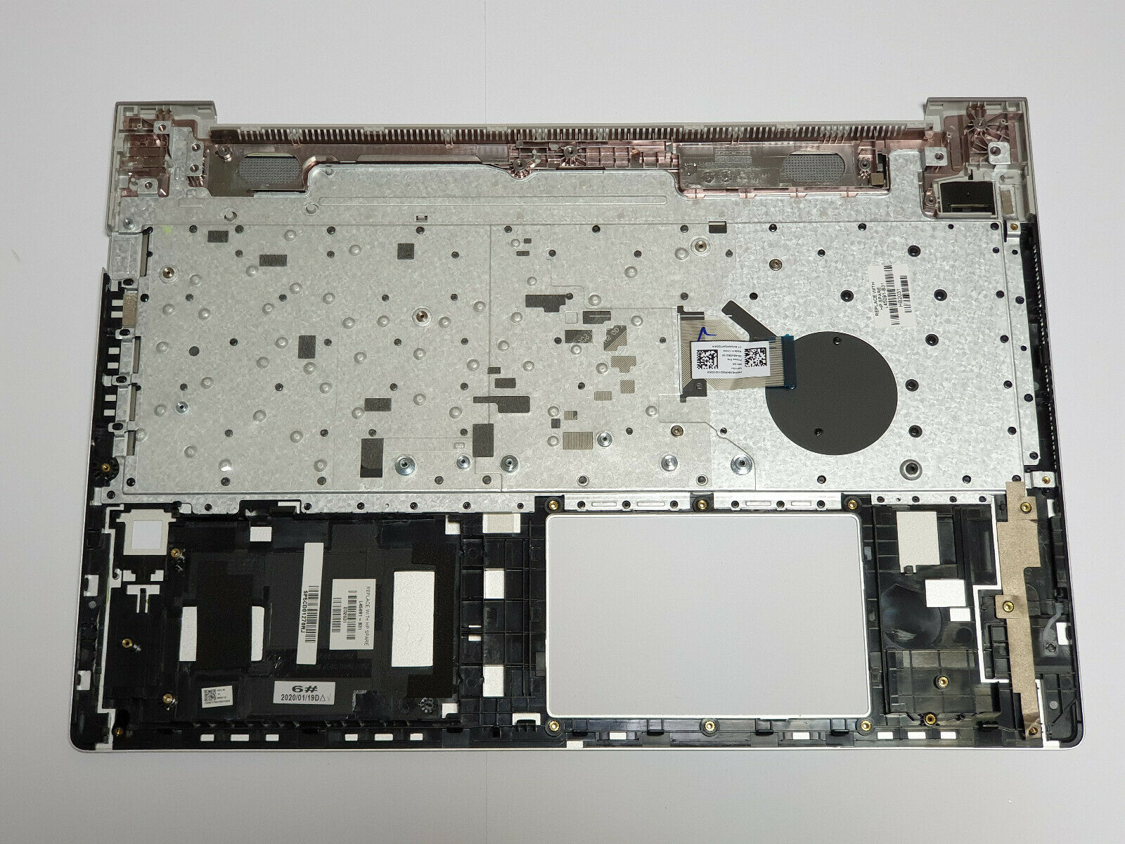 HP Probook 430 G6 430 G7 Palmrest CZ klávesnice s podsvícením silver - L44547-FL1