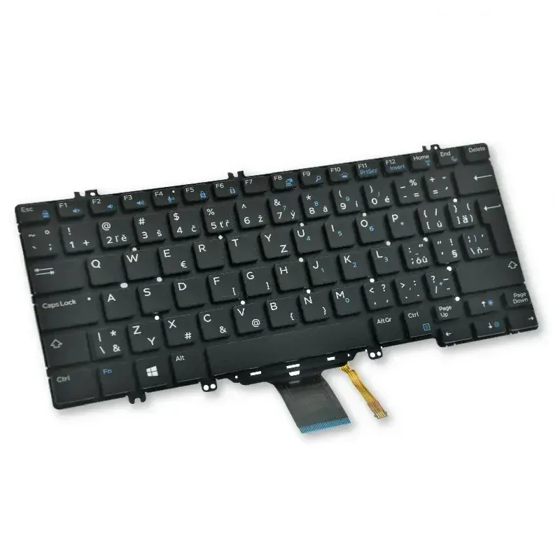 CZ Klávesnice s podsvícením Dell Latitude 5280 5288 5289 5290 7280 7290 7380 7389 7390 7480 7490 Single Point - NFF6G