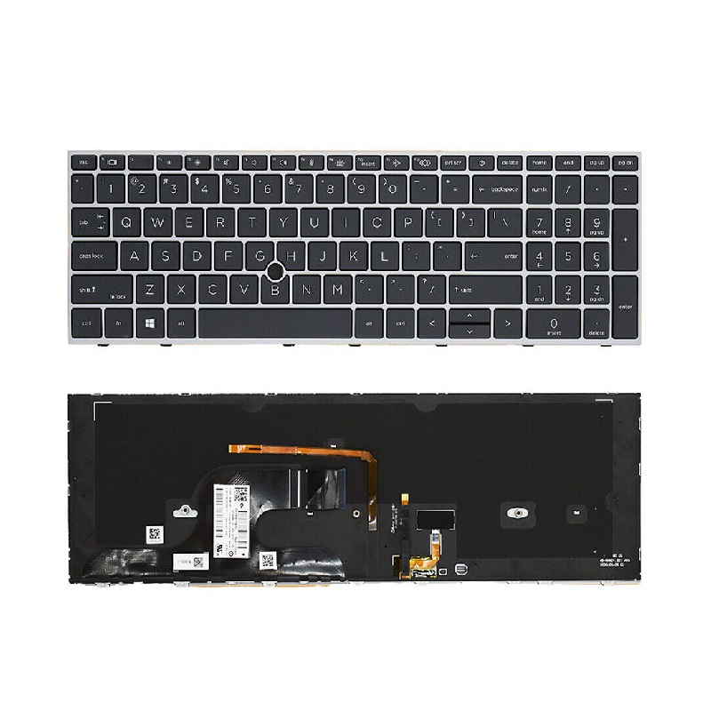 Norská klávesnice s podsvícením HP ZBook Fury 15 G7 G8 17 G7 G8 pointing stick - M17094-091
