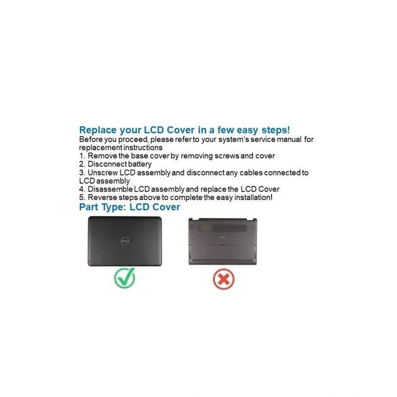 Zadní kryt LCD Dell Latitude 5500 5501 Precision 3540 3541 RGB camera WWAN Antenna - 1V6J5
