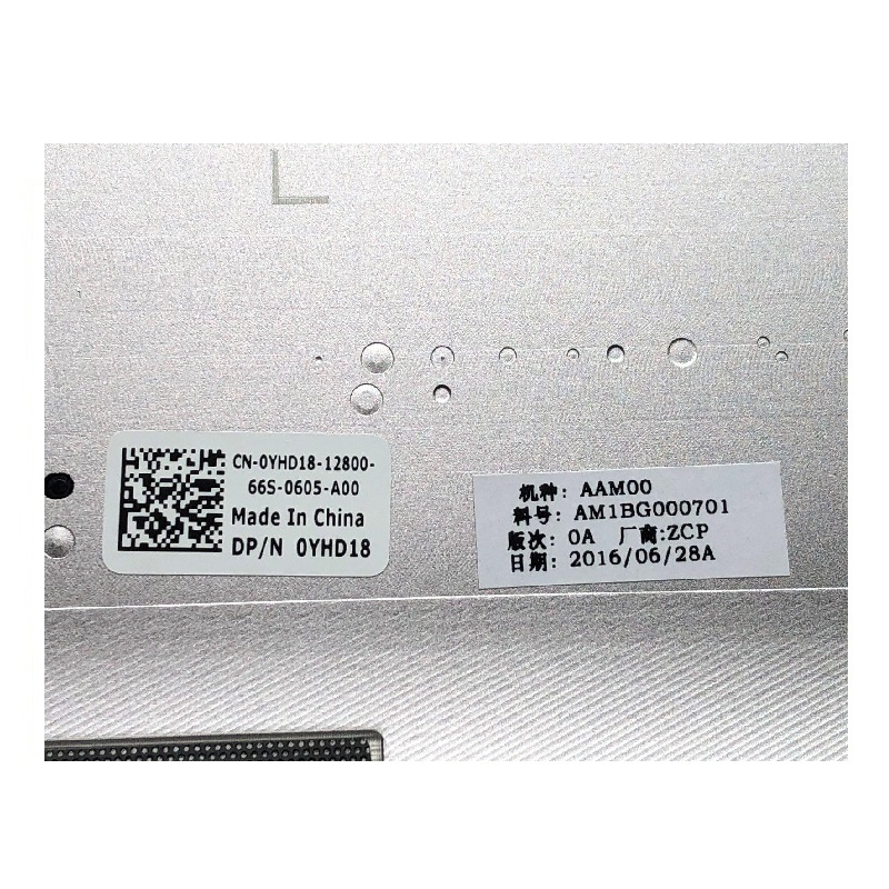 Spodní kryt DELL XPS 9550 9560 Bottom Base Cover - YHD18 5R1JP