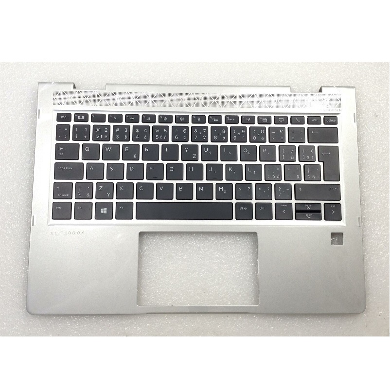 HP EliteBook x360 830 G5 G6 Palmrest CZ klávesnice s podsvícením Silver - L56443-FL1