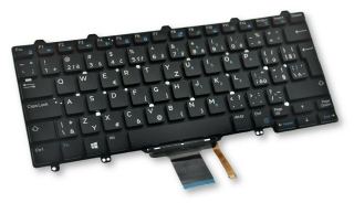 CZ Klávesnice s podsvícením DELL Latitude E5270 E7270 7275 11 3150 3160 XPS 9250 Single Point - J976Y