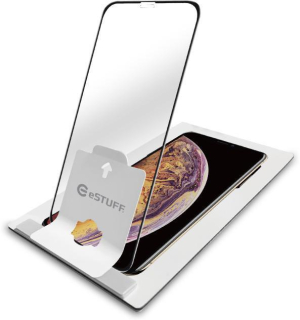 eSTUFF Tvrzené ochranné 3D sklo s aplikátorem pro iPhone 11 Pro Max Xs Max