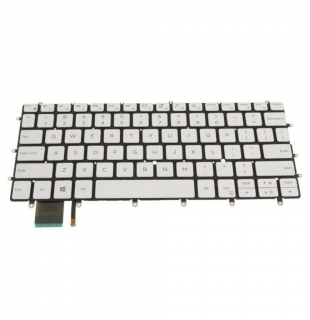 AJ klávesnice s podsvícením Dell XPS 9370 9380 US Backlit White - 6DVMV