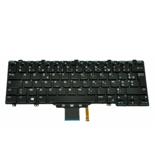 FR Klávesnice s podsvícením DELL Latitude E5270 E7270 7275 11 3150 3160 XPS 9250 Single Point - V2184