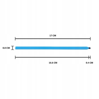 Pásky pro nalepení a snadné odlepení LCD bez úchytů Strips for LCD 14" 17cm - 