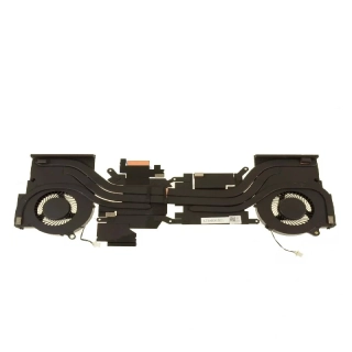 Kompletní chladič Alienware m15 Ryzen R5 CPU GPU Heatsink Fan Assembly - RTX 3060 3070 - 06HH2