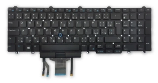CZ klávesnice s podsvícením Dell Latitude E5550 E5570 5580 5590 5591 Precision 3510 3520 3530 7510 7520 7710 7720 Dual Point - WRVN0