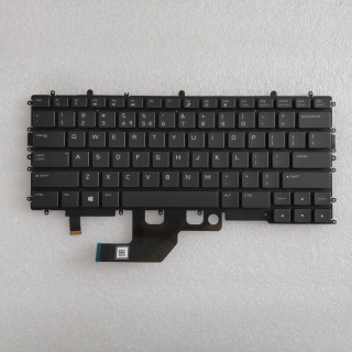 US AJ Klávesnice s podsvícením DELL Alienware M15 R3 M15 R4 US Keyboard - 18JXP