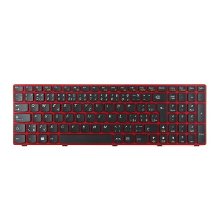 CZ klávesnice bez podsvícení Lenovo G580 G585 N580 V580 V585 Z580 Z585 Red Black - 25208171