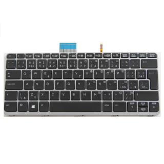 CZ klávesnice s rámečkem a podsvícením HP Elitebook Folio 1020 G1 1030 G1 Backlit - 842324-FL1