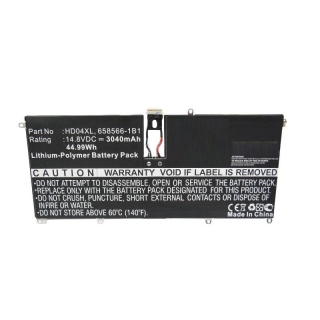 Baterie CoreParts HP Spectre XT Pro 13-b000 Envy 6-1000 TU XT 13-2000eg XT 13-2021 45Wh Li-Pol 14.8V 3040mAh -  MBXHP-BA0151 