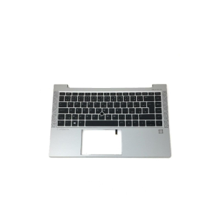HP Elitebook 840 G7 G8 845 G7 G8 C Shell Palmrest CZ klávesnice s podsvícením Silver - M07090-FL1